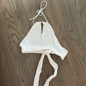 White fox boutique halter top
